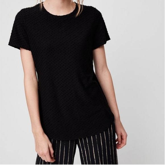 Aritzia Tops - *SOLD* Wilfred Capucine Dotted High-Low T size s